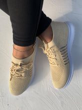 Load image into Gallery viewer, Lace-up Decor Knit Sneakers AlmostAnything4You