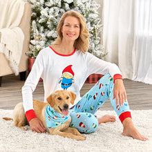 Load image into Gallery viewer, Gnome Family Pajamas and Pet Bandana AlmostAnything4You