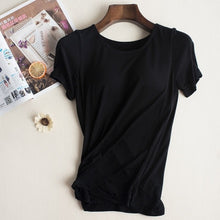 Load image into Gallery viewer, Women's Sleepwear t-Shirt With Chest Pads in 4 Colors (Size Chart in Pictures)