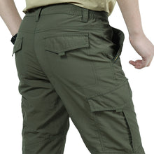 Load image into Gallery viewer, Men's Lightweight Quick Dry Cargo Pants, BLK, NVY, GRY, ARMY GRN, in Waist Sizes M - 4XL