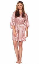 Load image into Gallery viewer, Satin Kimono Bathrobe in Colors Shown in Description,, Measurements in Centimeters