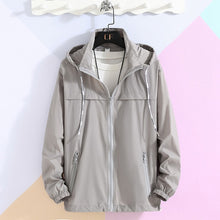 Load image into Gallery viewer, Men's Windbreaker, Zip Front, Detachable Hood, Order By Chest Size