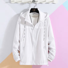 Load image into Gallery viewer, Men's Windbreaker, Zip Front, Detachable Hood, Order By Chest Size
