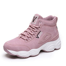 Load image into Gallery viewer, Wedge Sneakers, Ankle Boots by Chaussures Femme, Order 1 to 2 Sizes Larger