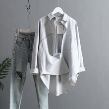 Load image into Gallery viewer, Long sleeve women's blouse with button-down front in multiple colors, from AlmostAnything4You.