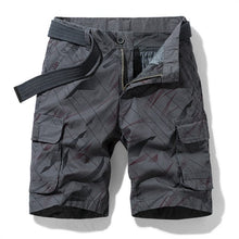 Load image into Gallery viewer, Men's camouflage cotton cargo shorts from AlmostAnything4You, featuring a comfortable fit and multiple pockets for casual wear.
