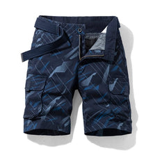 Load image into Gallery viewer, Men's camouflage cotton cargo shorts from AlmostAnything4You, featuring a relaxed fit and multiple pockets for casual comfort.