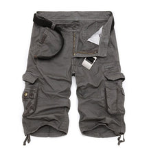 Load image into Gallery viewer, Men's camouflage cotton cargo shorts from AlmostAnything4You, featuring multiple pockets and a comfortable fit for casual wear.