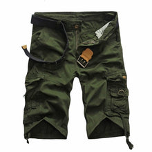 Load image into Gallery viewer, Men's camouflage cotton cargo shorts from AlmostAnything4You, featuring comfortable fit and multiple pockets for everyday wear.
