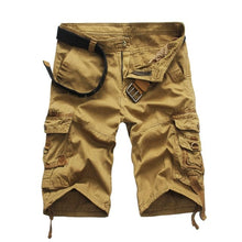 Load image into Gallery viewer, Men's camouflage cotton cargo shorts from AlmostAnything4You, showing durable fabric, multiple pockets, and comfortable fit.