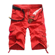 Load image into Gallery viewer, Men's camouflage cotton cargo shorts from AlmostAnything4You, featuring a comfortable fit and multiple pockets.