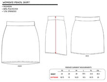 Load image into Gallery viewer, Pencil Skirt with Dogs Pattern