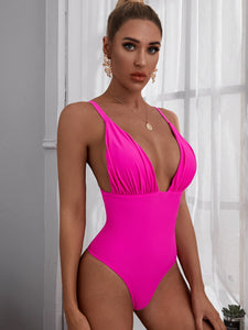 Ruched One Piece Swimsuit