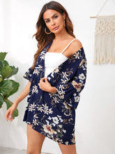 Load image into Gallery viewer, SHEIN Floral Print Flounce Sleeve Kimono
