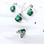 Load image into Gallery viewer, Luxury Costume 3 or 5 PC Set Cubic Zirconia, Earrings, Ring, Necklace, or 4 Pc Set has Bracelet
