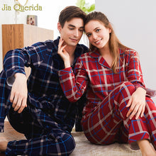 Load image into Gallery viewer, Matching Pajama Set in Plaid, for Men &amp; Women, Order Separately, 100% Cotton, 3 Colors
