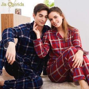 Matching Pajama Set in Plaid, for Men & Women, Order Separately, 100% Cotton, 3 Colors