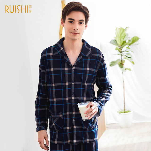 Matching Pajama Set in Plaid, for Men & Women, Order Separately, 100% Cotton, 3 Colors